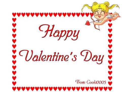 Happy Valentine's Day!!! Do ya like the
 card!??